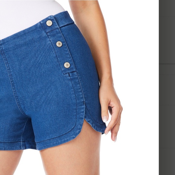 NWT Sofia Vergara Women's Pull-On Sailor Shorts -Julieta Shorts- Stretch… - Picture 5 of 6